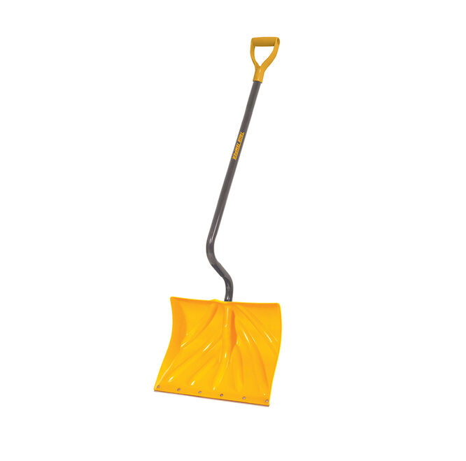 18 Inch Poly Combo Snow Shovel with D-Grip on Ergonomic Handle