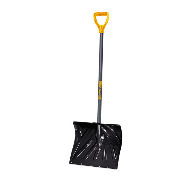 18 Inch Poly Combo Snow Shovel with D-Grip