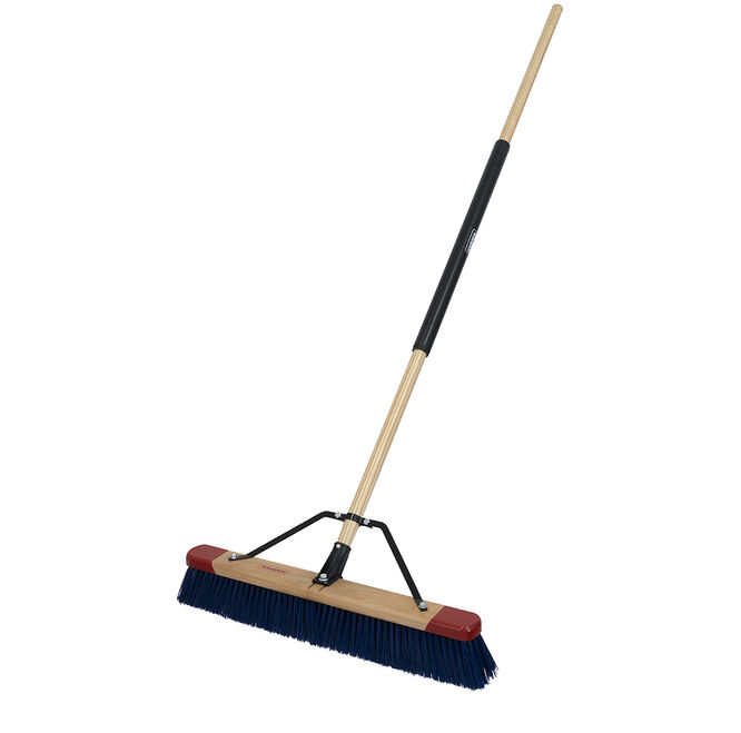 24 IN Premium Red-End RoughSurface Push Broom