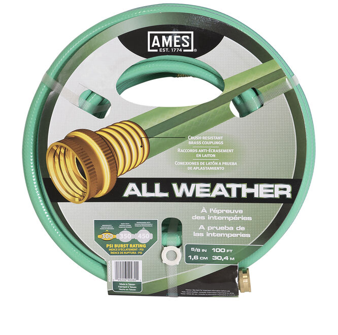 All-Weather Garden Hose 100-ft x 5/8-in