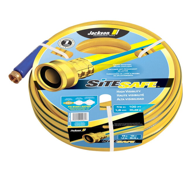 High Visibility Hose 100-ft x 5/8-in