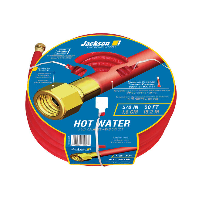 Hot Water Rubber Hose 50-ft x 5/8-in