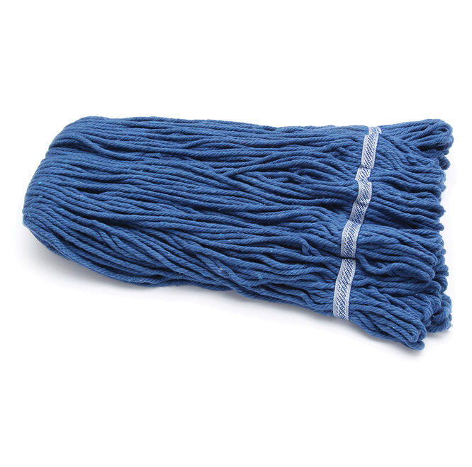 No.24 Blue Looped Cotton Blend Wet Mop Head